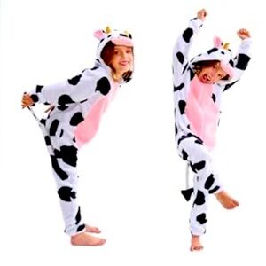 Big Kids Cow Print Costume